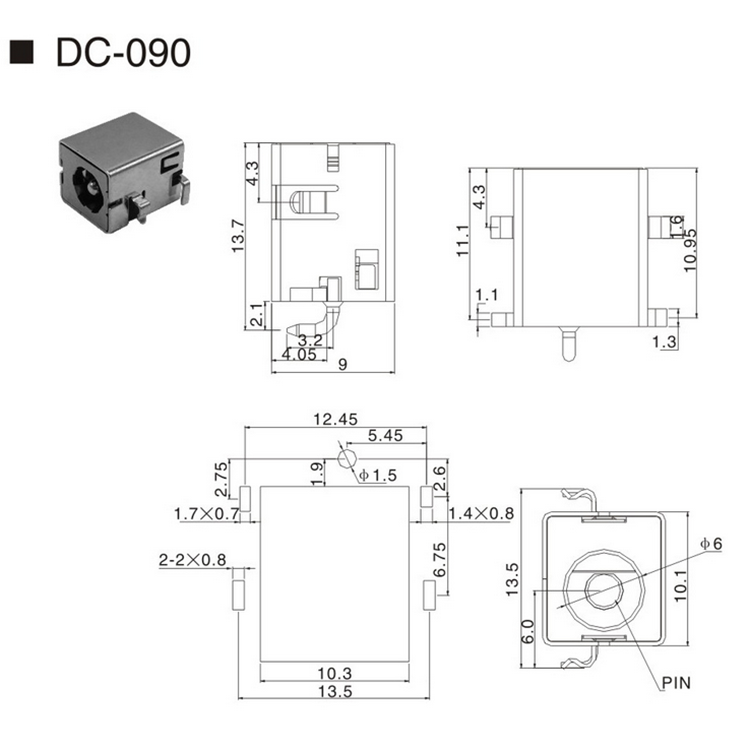 DC插座筆記本	